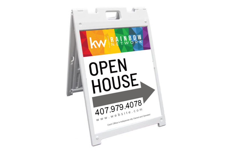 KWRN | 18 x 24 Signicade® MDX A-Frame sign